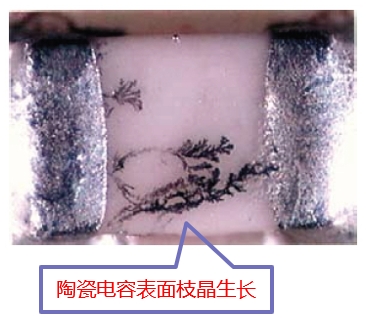 陶瓷电容电极腐蚀案例